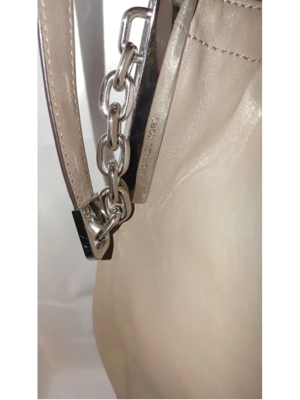 Michael Kors Lillie Large Leather Hobo Bag